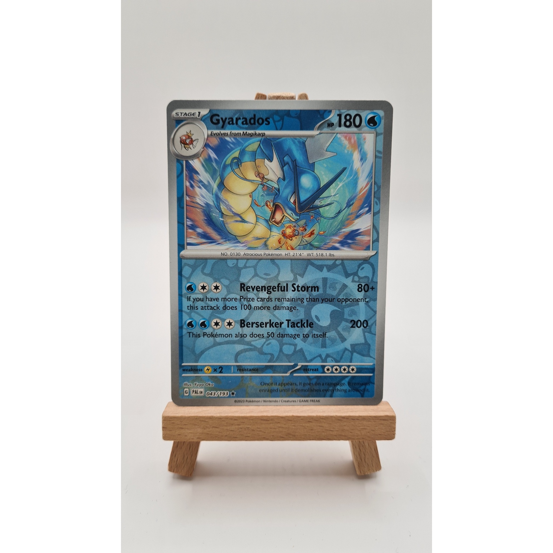 Gyarados (PAL 043) Reverse Holo