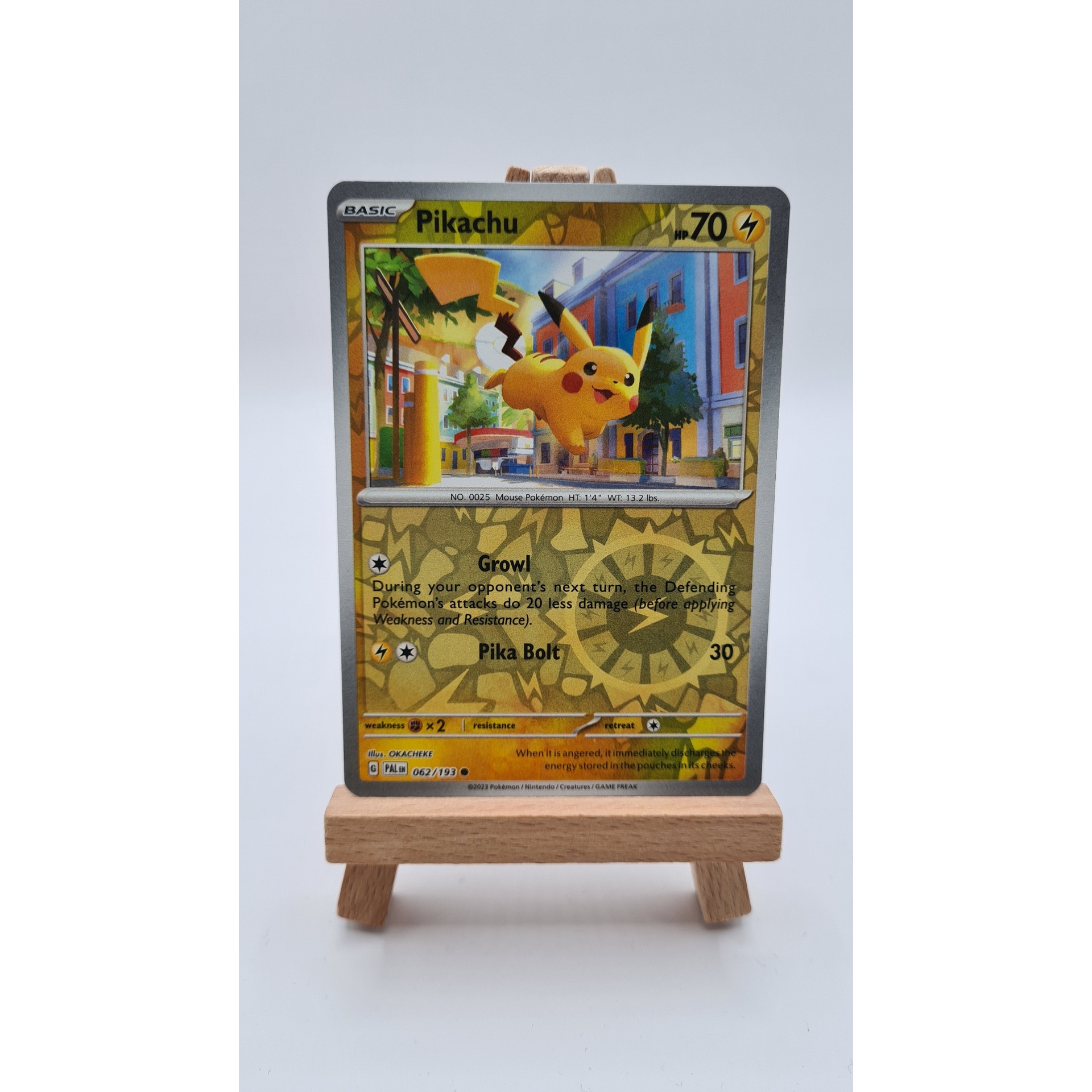 Pikachu (PAL 062) Reverse Holo