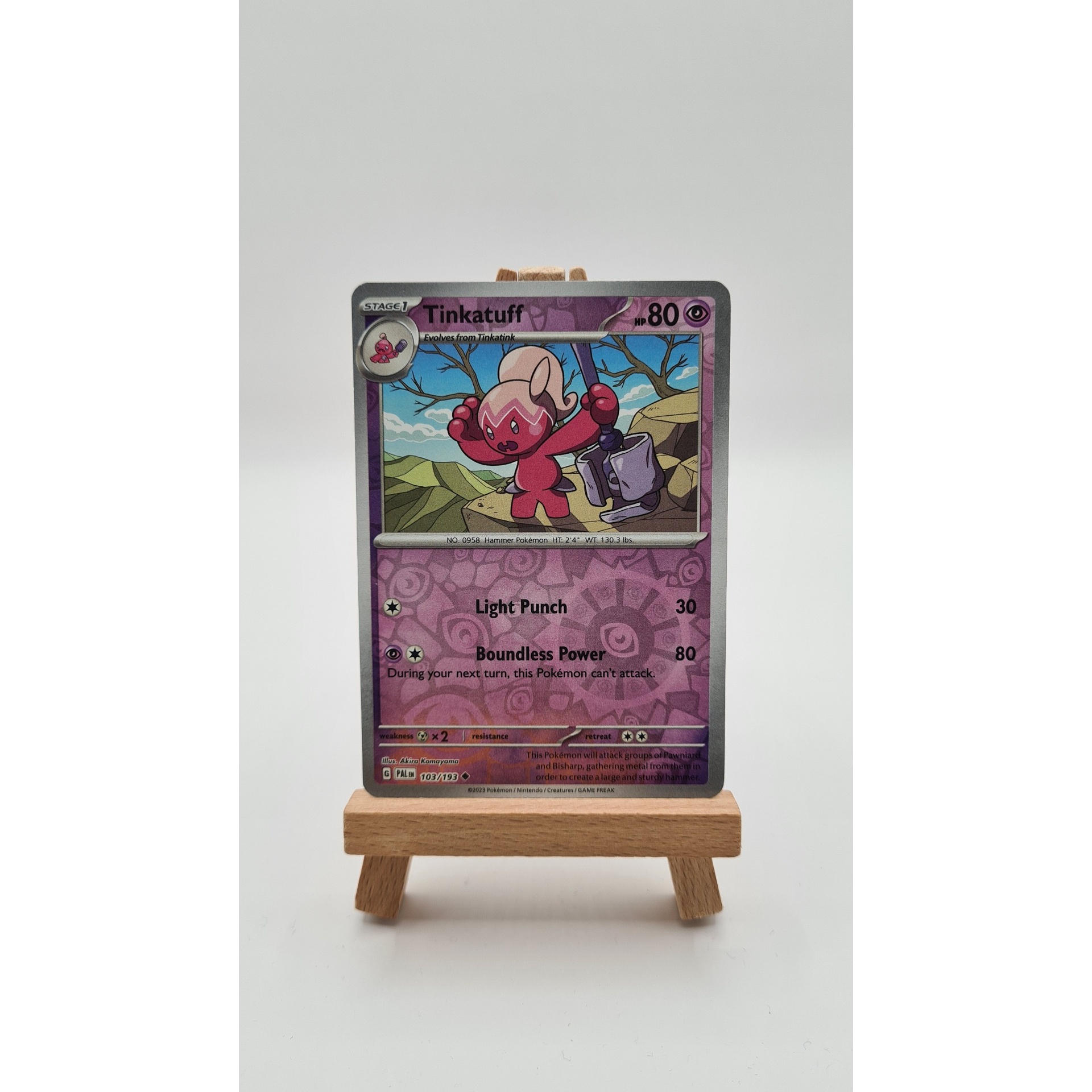 Tinkatuff (PAL 103) Reverse Holo