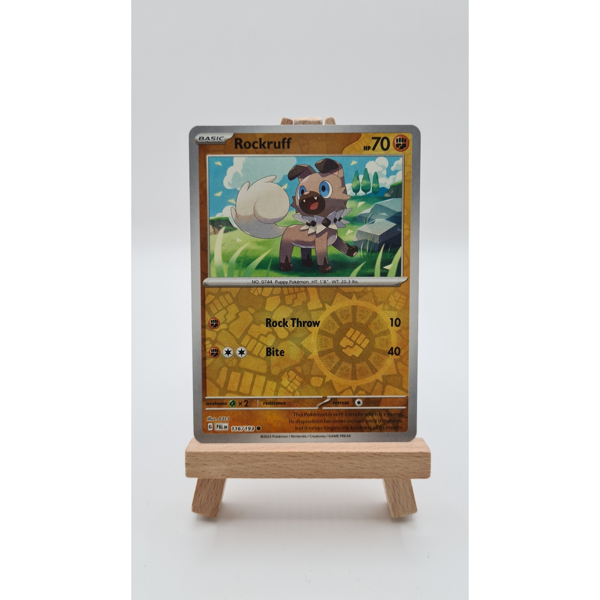 Rockruff (PAL 116) Reverse Holo