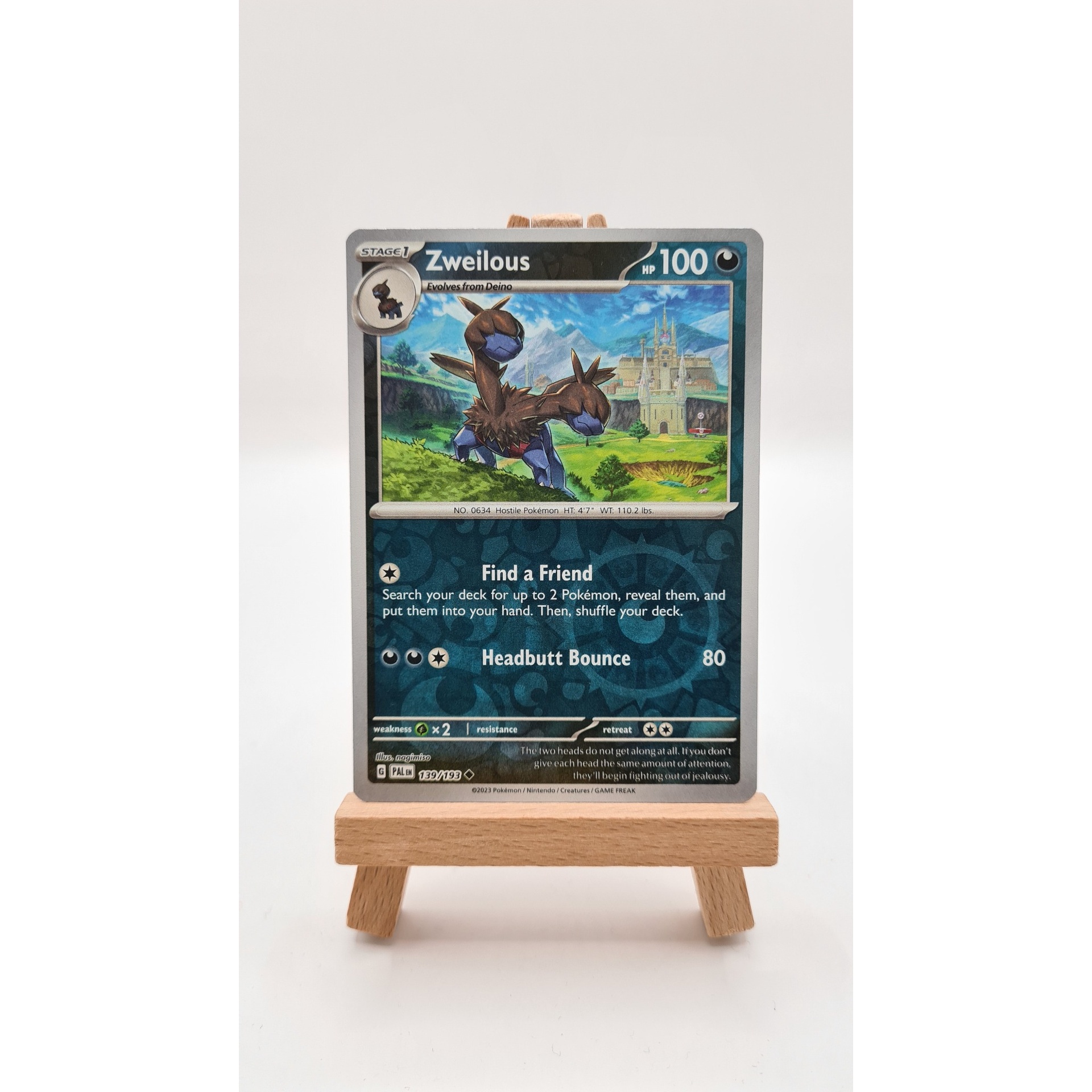 Zweilous (PAL 139) Reverse Holo