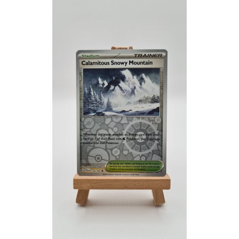 Calamitous Snowy Mountain (PAL 174) Reverse Holo