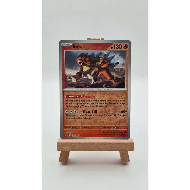 Entei (OBF 030) Reverse Holo