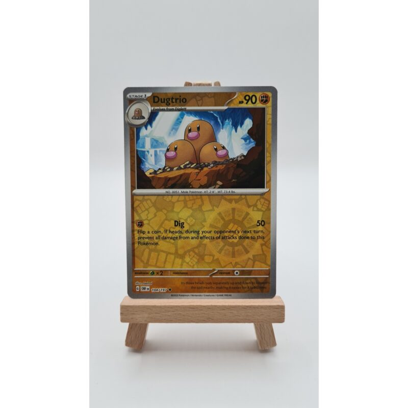 Dugtrio (OBF 104) Reverse Holo