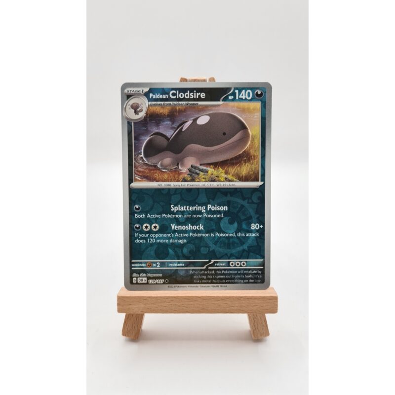 Paldean Clodsire (OBF 129) Reverse Holo