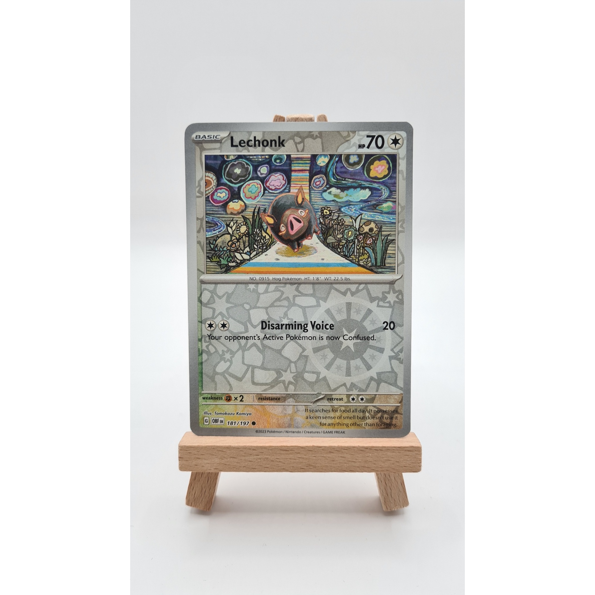 Lechonk (OBF 181) Reverse Holo