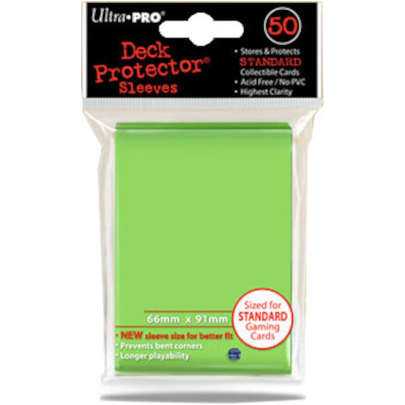 Ultra Pro: Deck Protector Sleeves - Solid Lime Green (50 szt.)