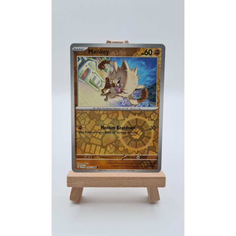 Mankey (SVI 107) Reverse Holo