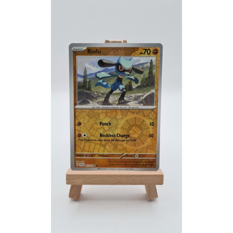 Riolu (SVI 113) Reverse Holo
