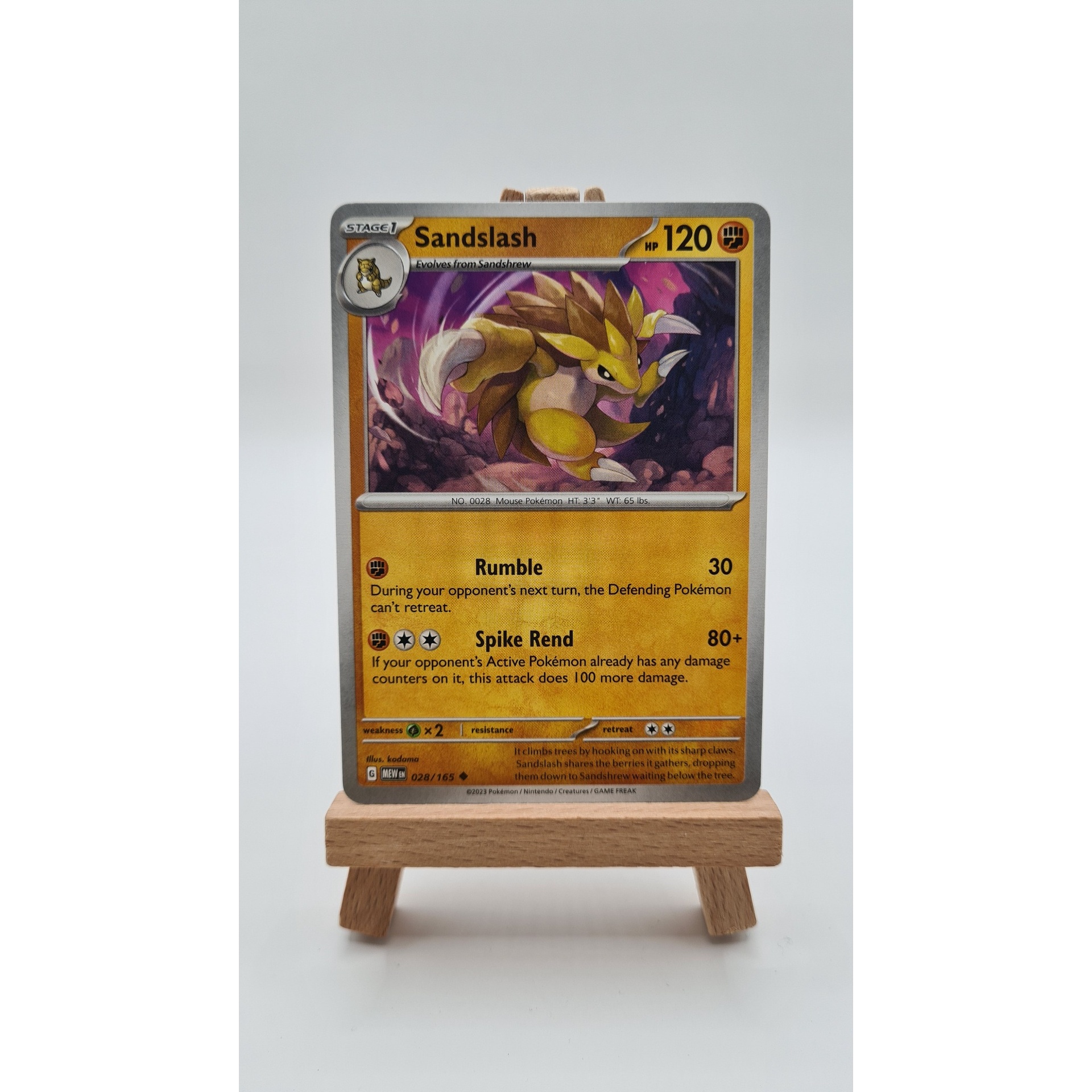 Sandslash (MEW 028)