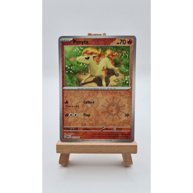 Ponyta (MEW 077) Reverse Holo