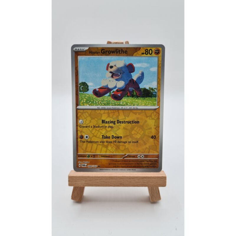 Hisuian Growlithe (TWM 099) Reverse Holo