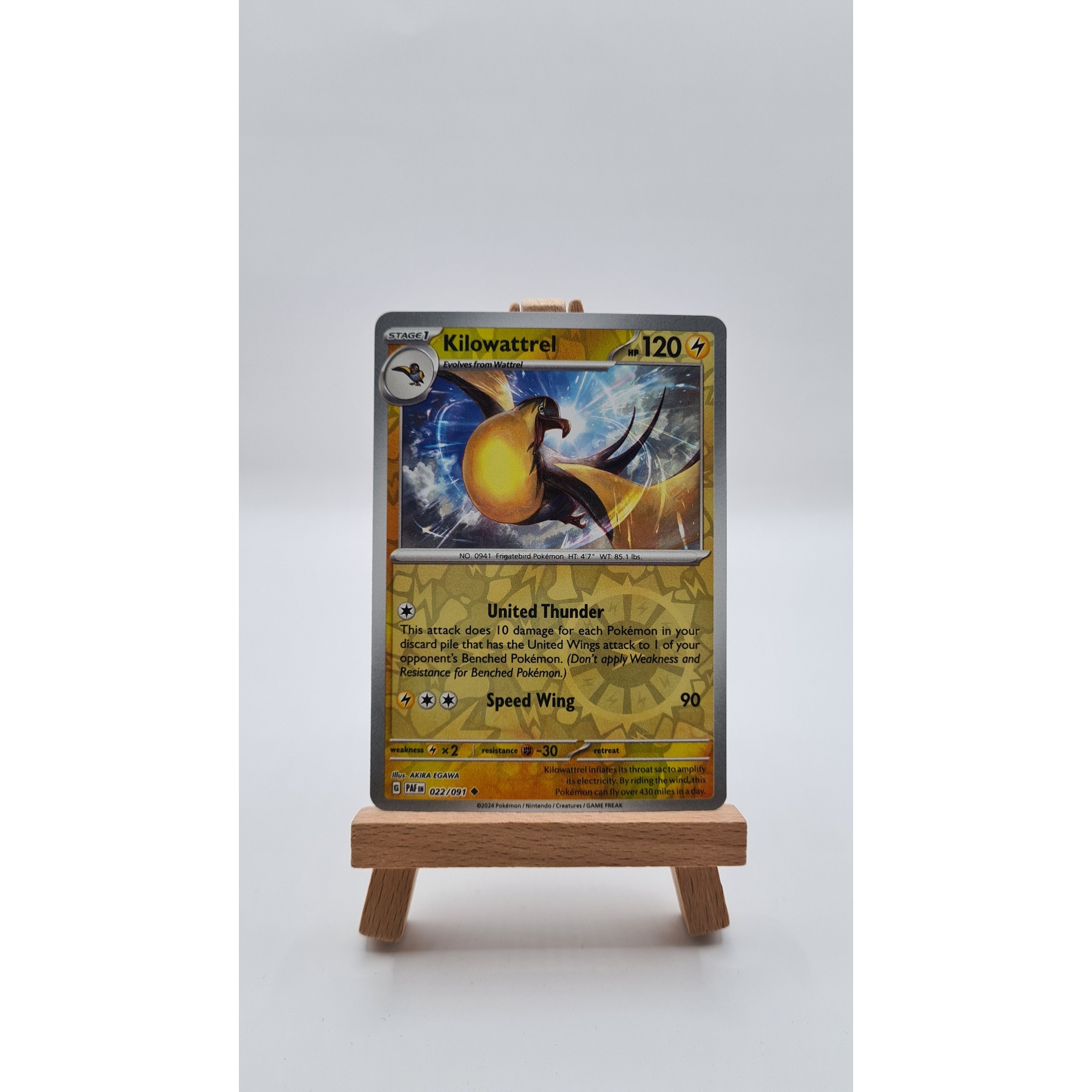 Kilowattrel (PAF 022) Reverse Holo