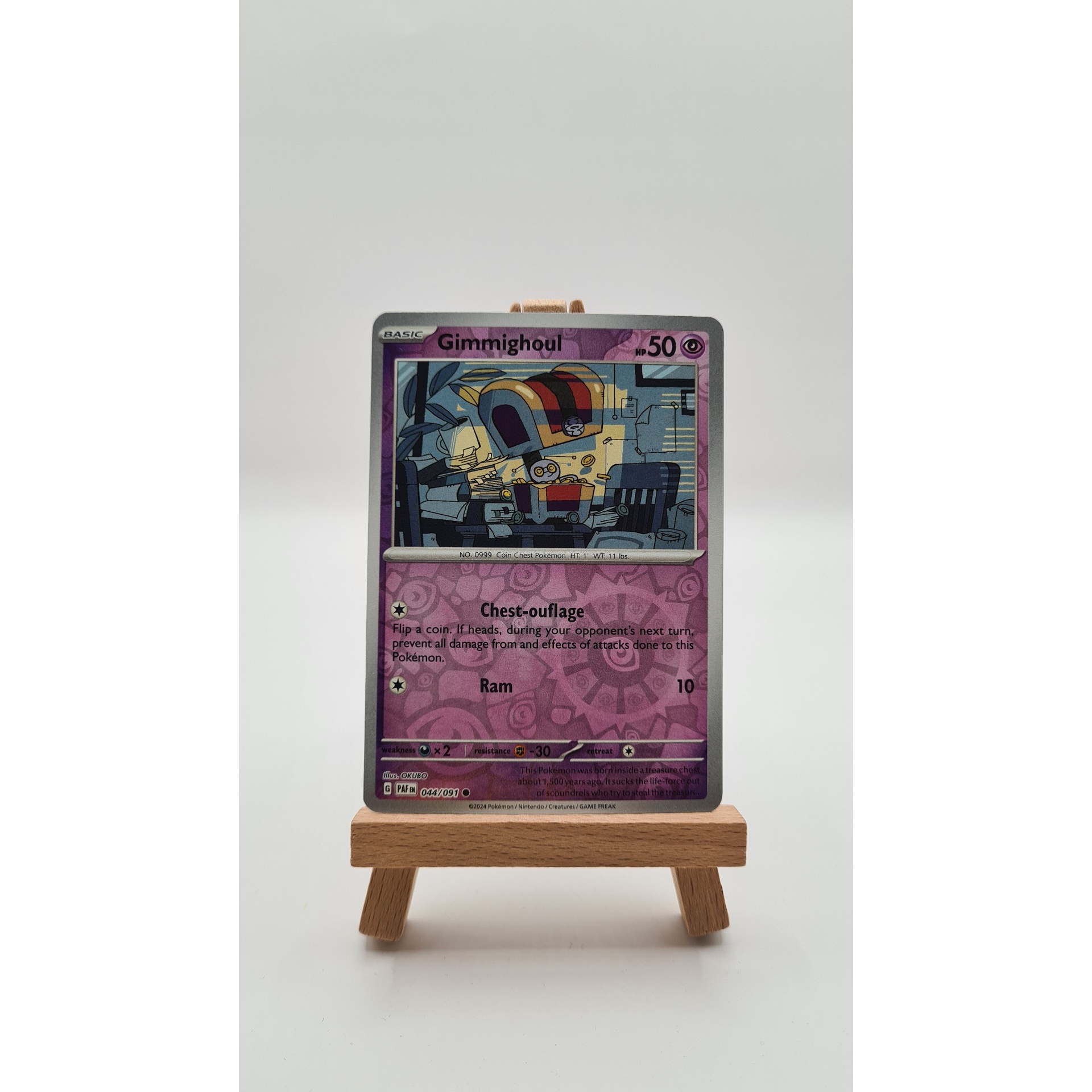 Gimmighoul (PAF 044) Reverse Holo
