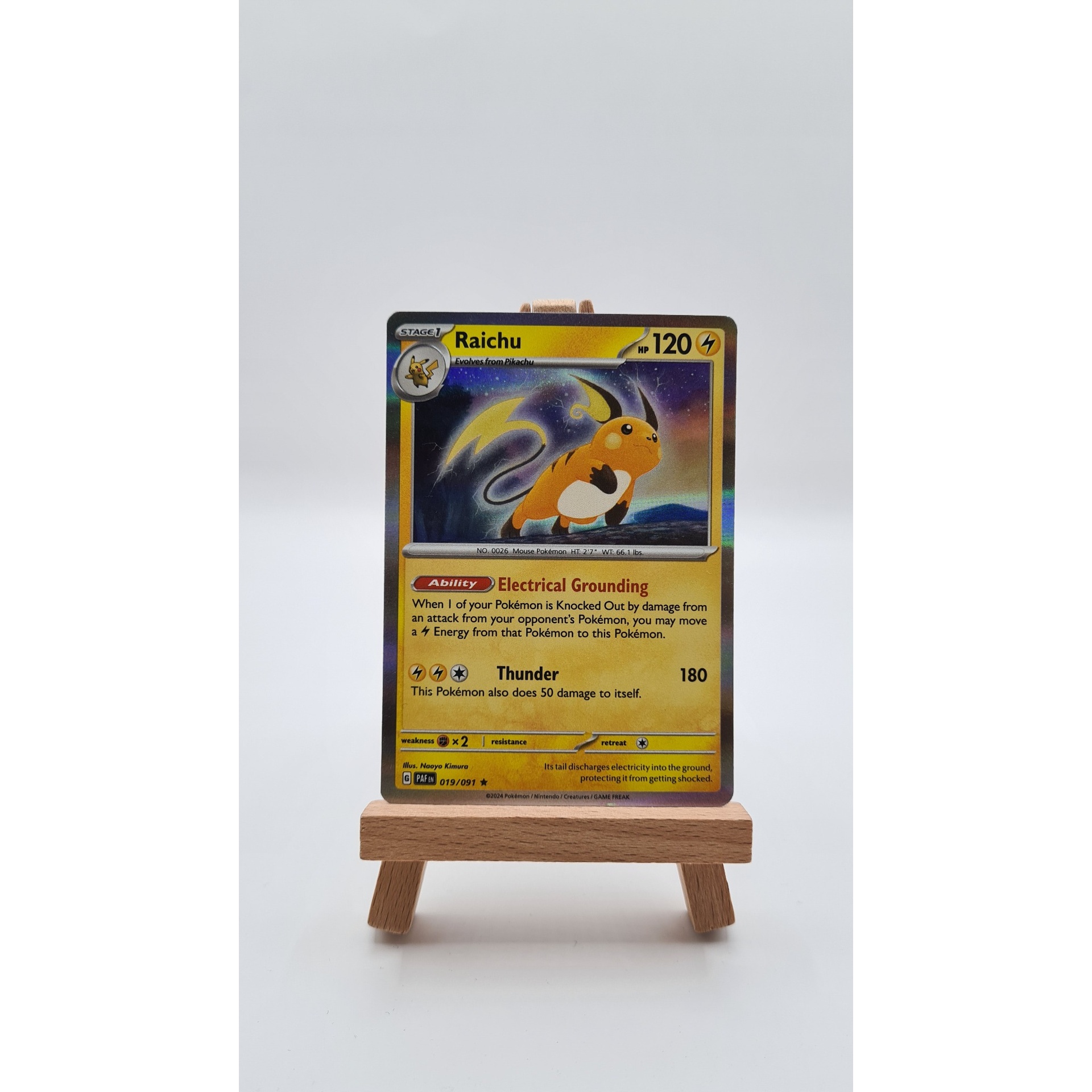 Raichu (PAF 019) Holo