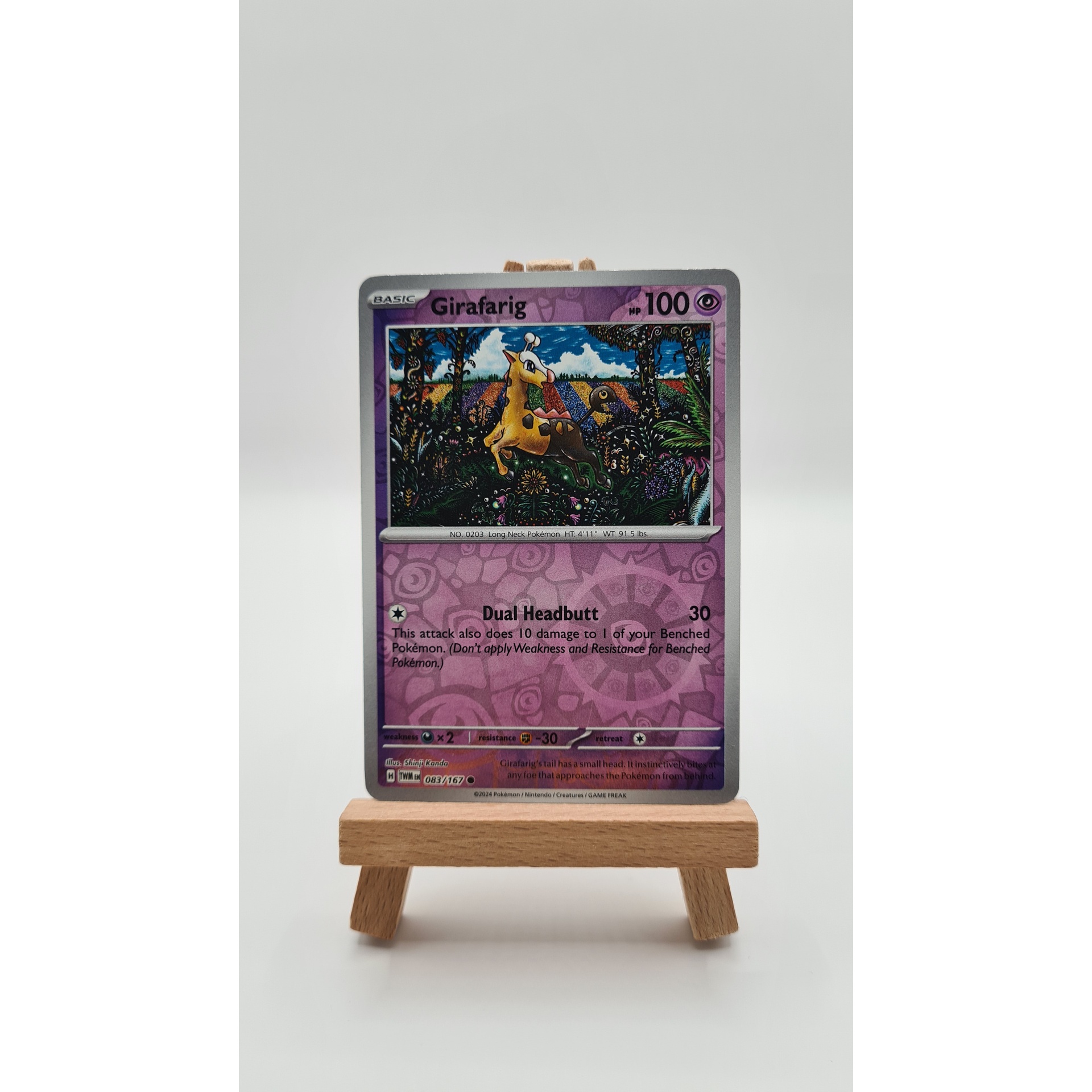 Girafarig (TWM 083) Reverse Holo