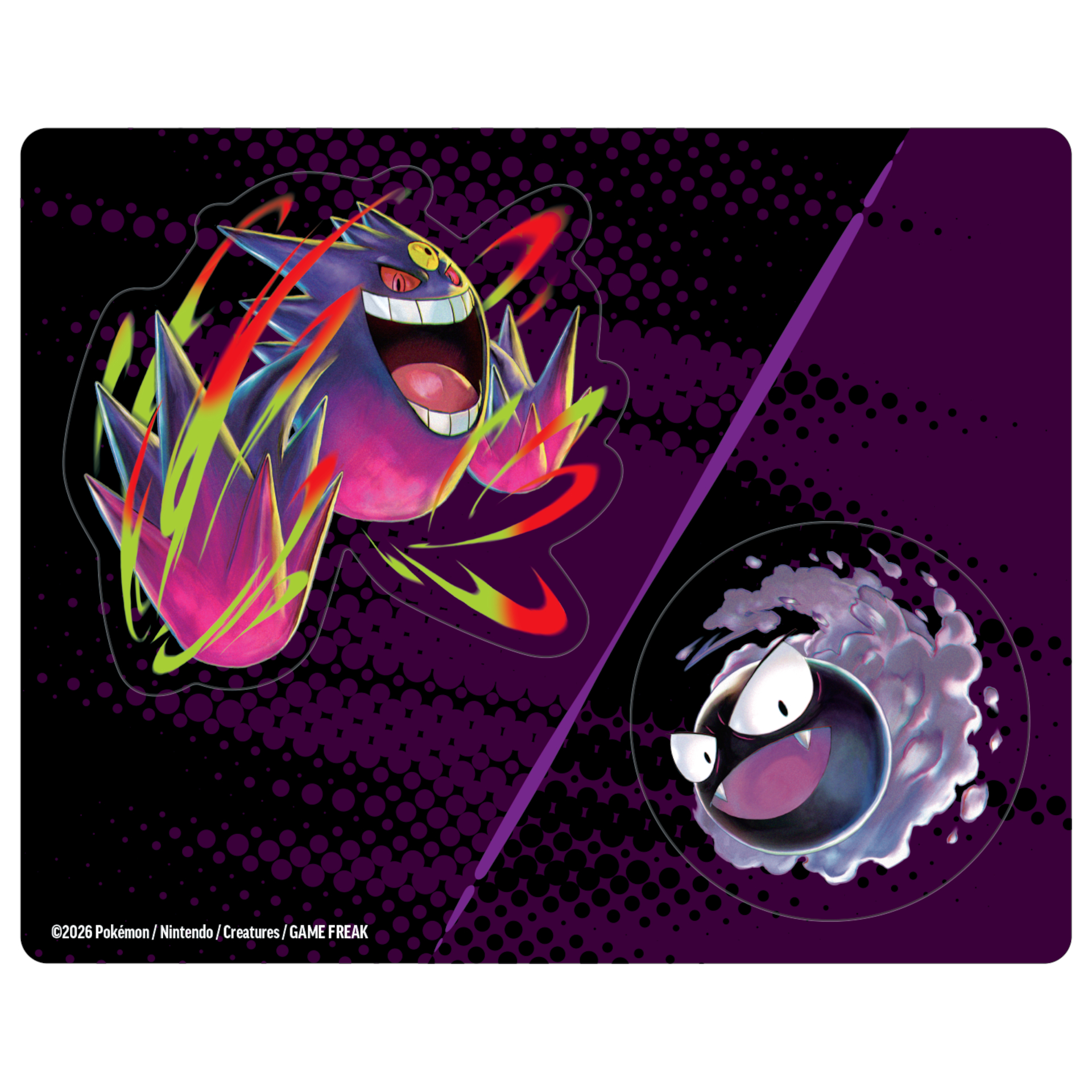 Pokémon TCG: Mega Evolution - Ascended Heroes - Tech Sticker Collection - Gastly/Mega Gengar - obrazek 4