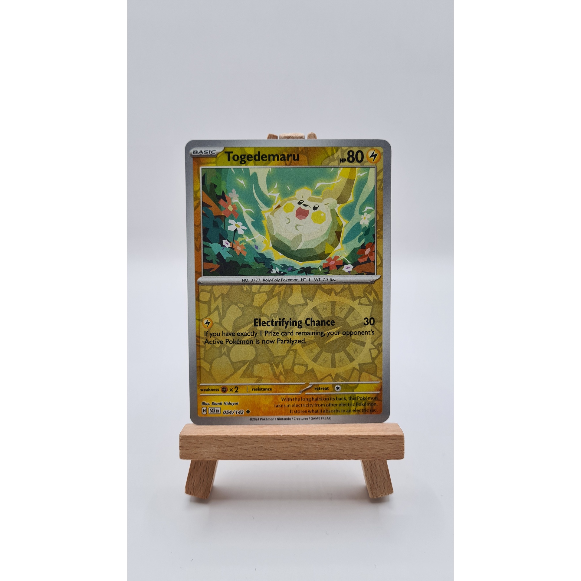 Togedemaru (SCR 054) Reverse Holo