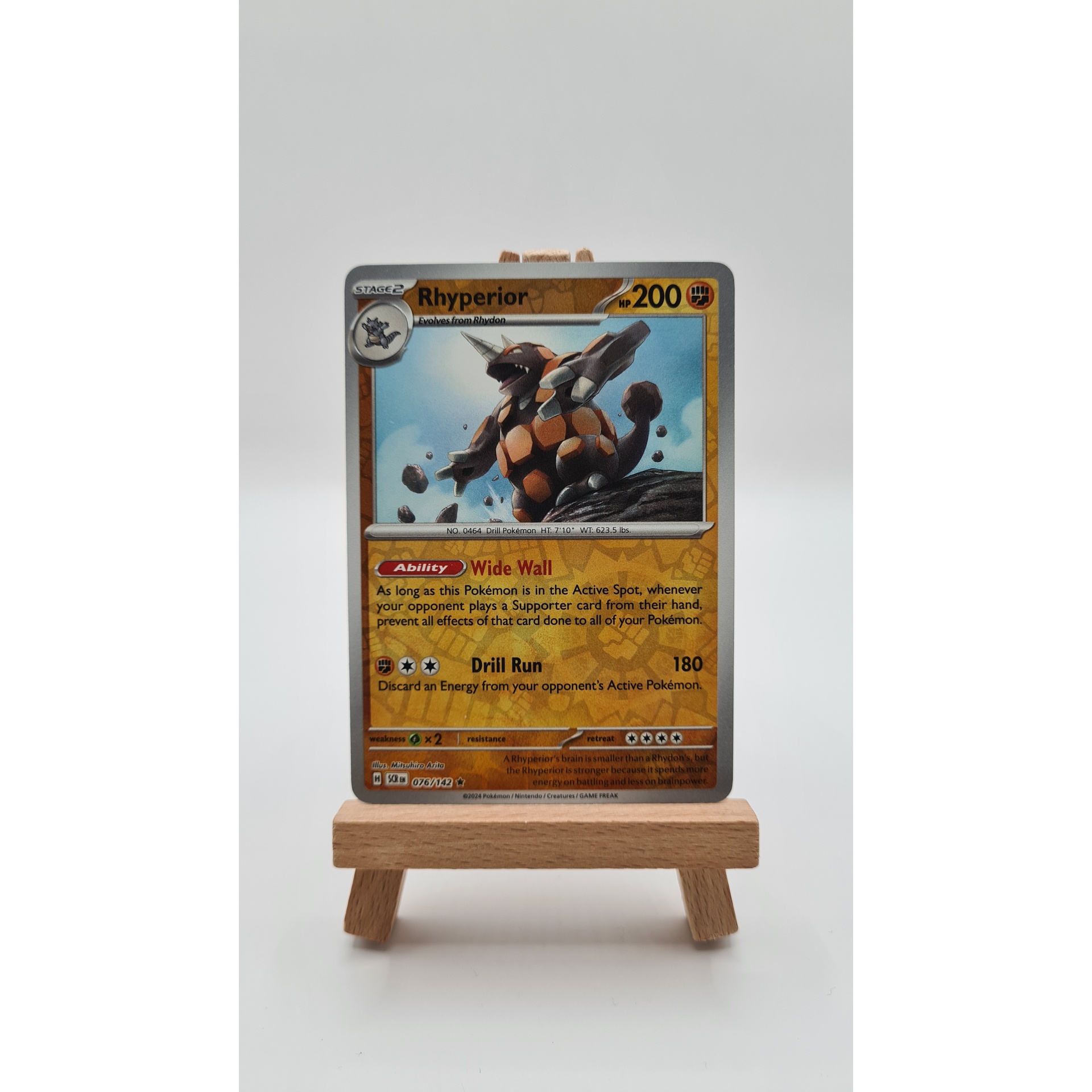 Rhyperior (SCR 076) Reverse Holo