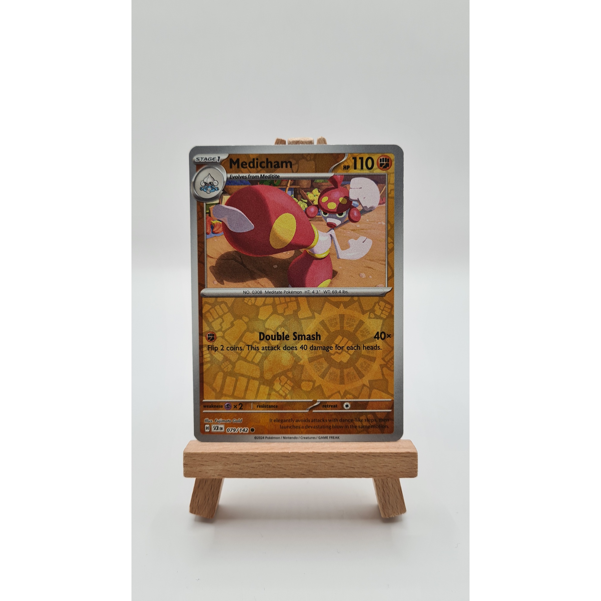 Medicham (SCR 079) Reverse Holo