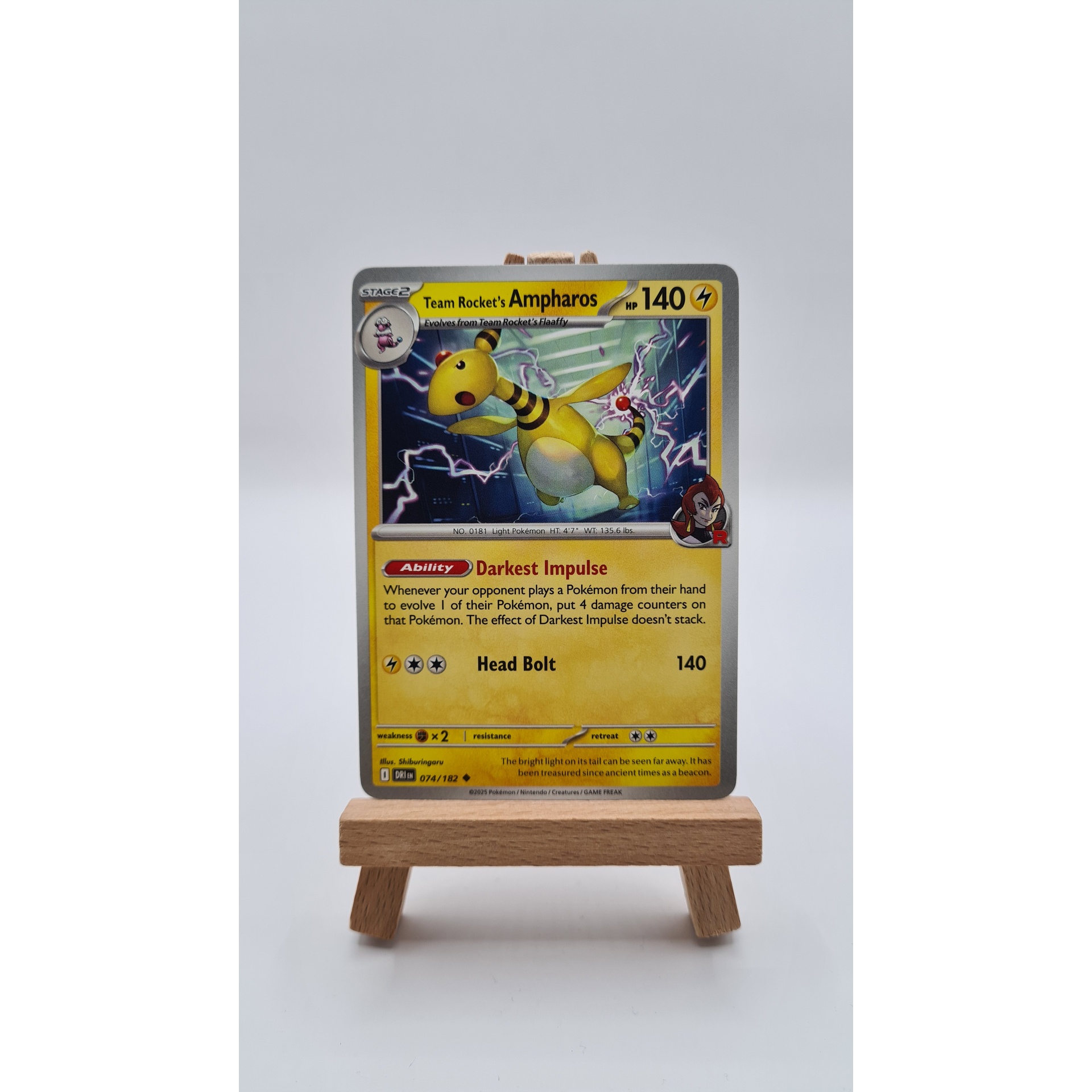Team Rocket's Ampharos (DRI 074)