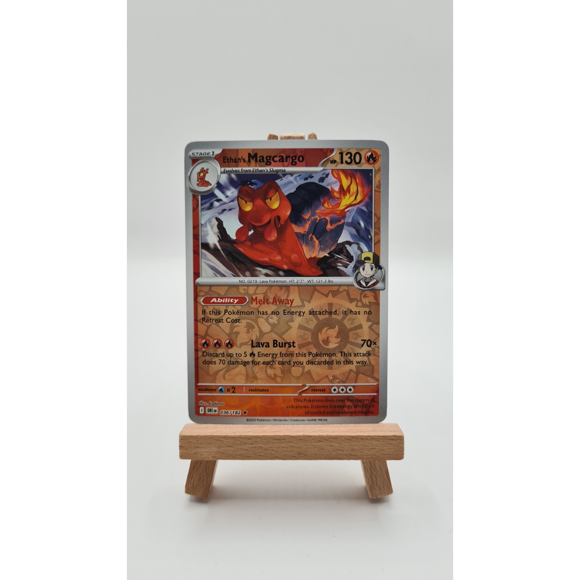 Ethan's Magcargo (DRI 036) Reverse Holo