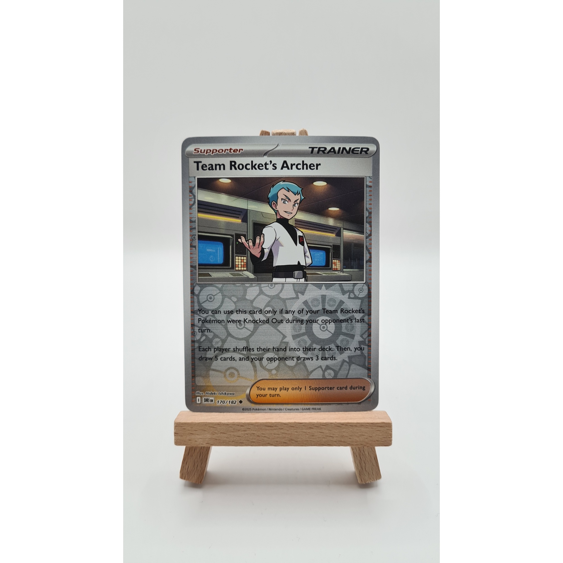 Team Rocket's Archer (DRI 170) Reverse Holo