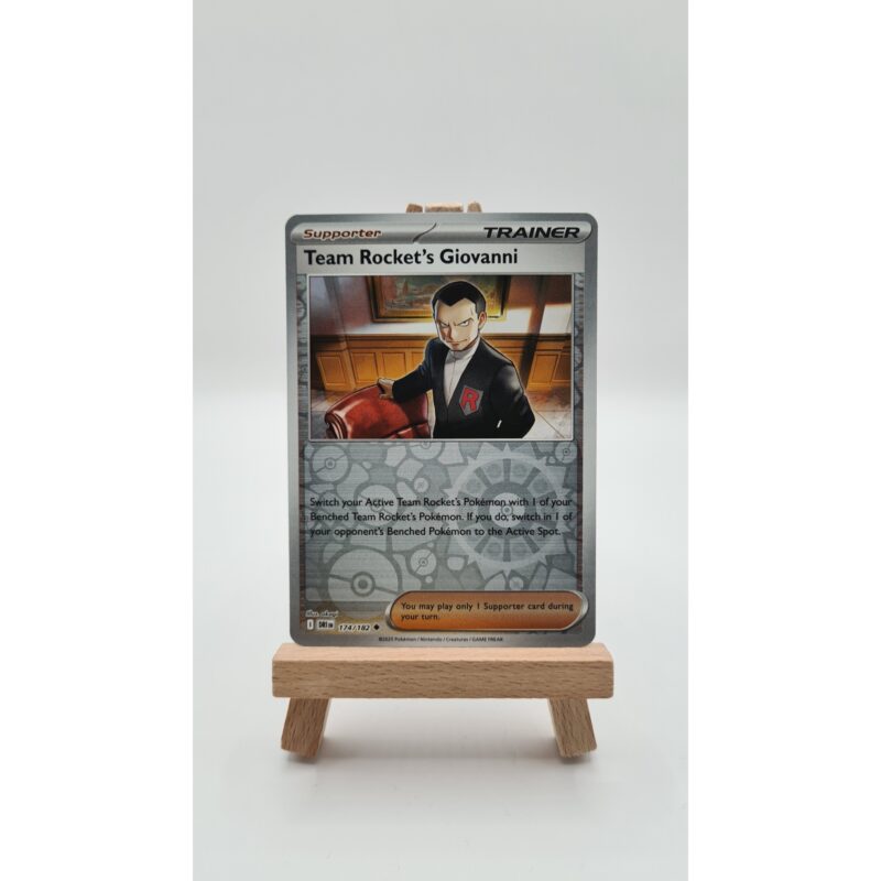 Team Rocket's Giovanni (DRI 174) Reverse Holo