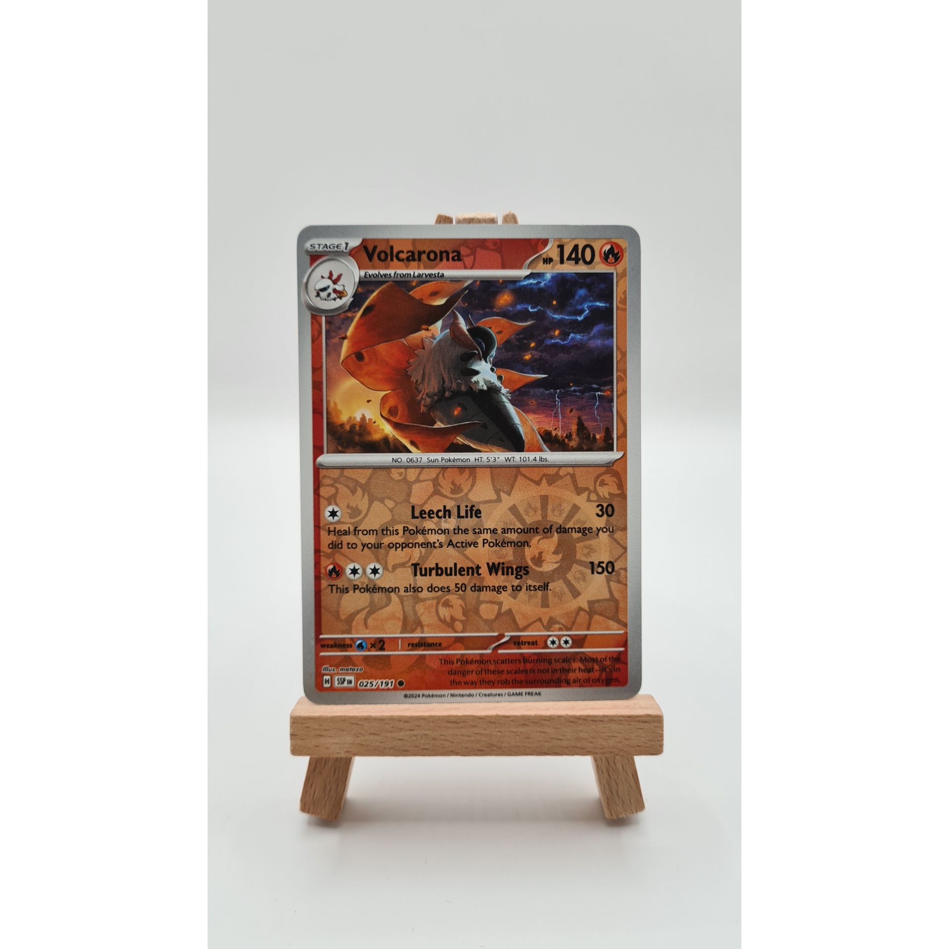 Volcarona (SSP 025) Reverse Holo