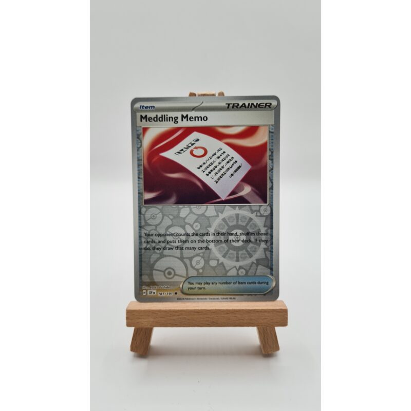 Meddling Memo (SSP 181) Reverse Holo