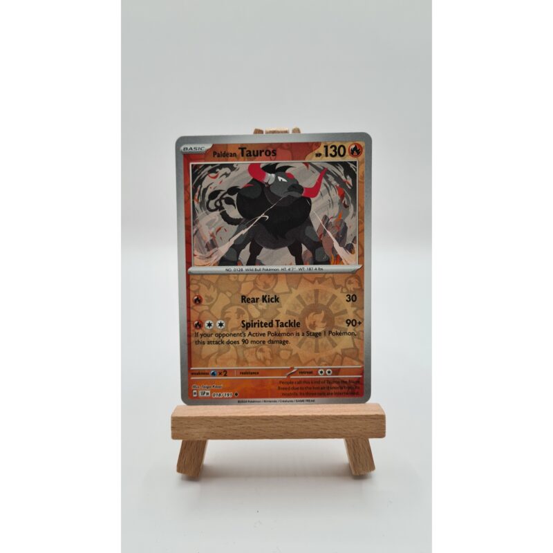 Paldean Tauros (SSP 018) Reverse Holo