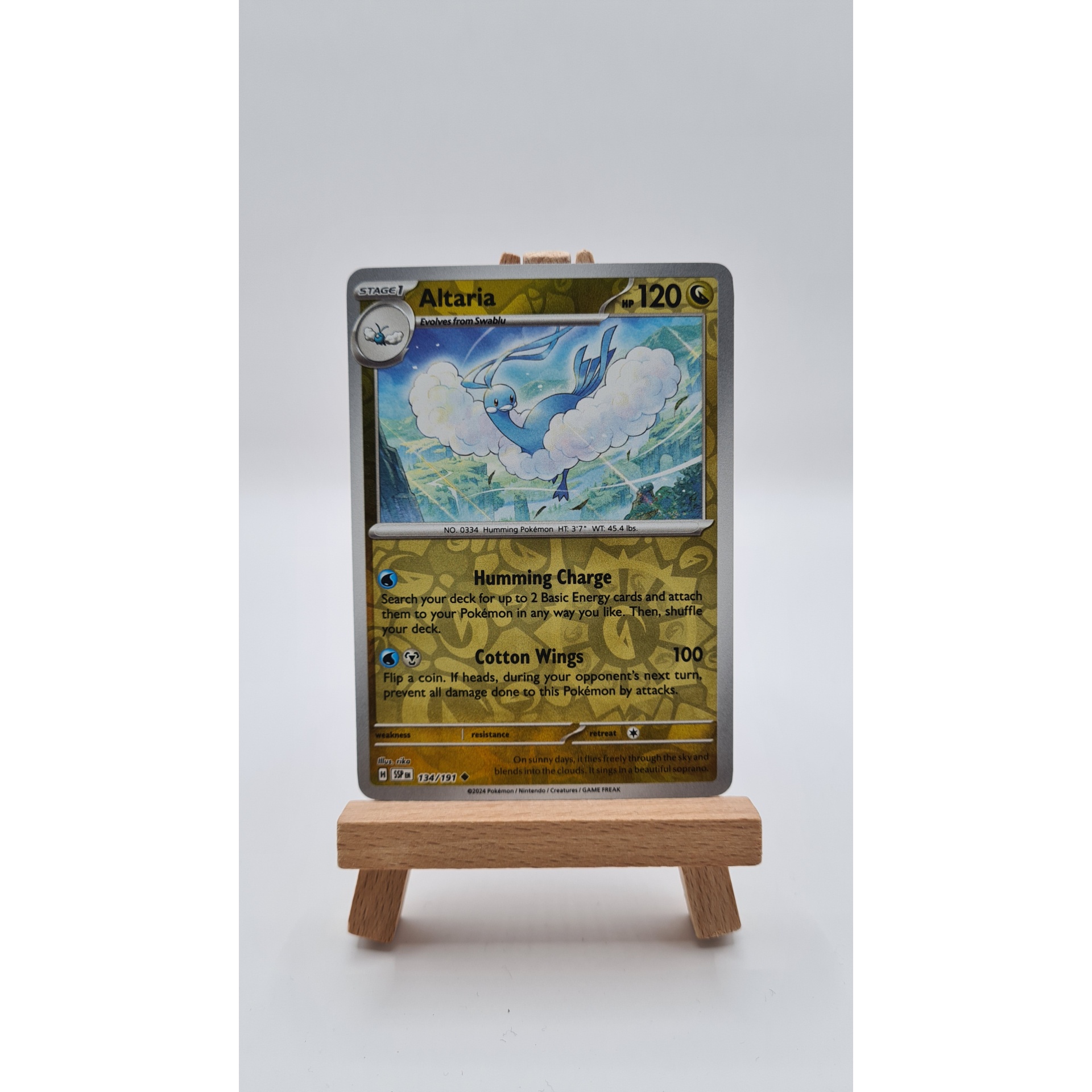 Altaria (SSP 134) Reverse Holo