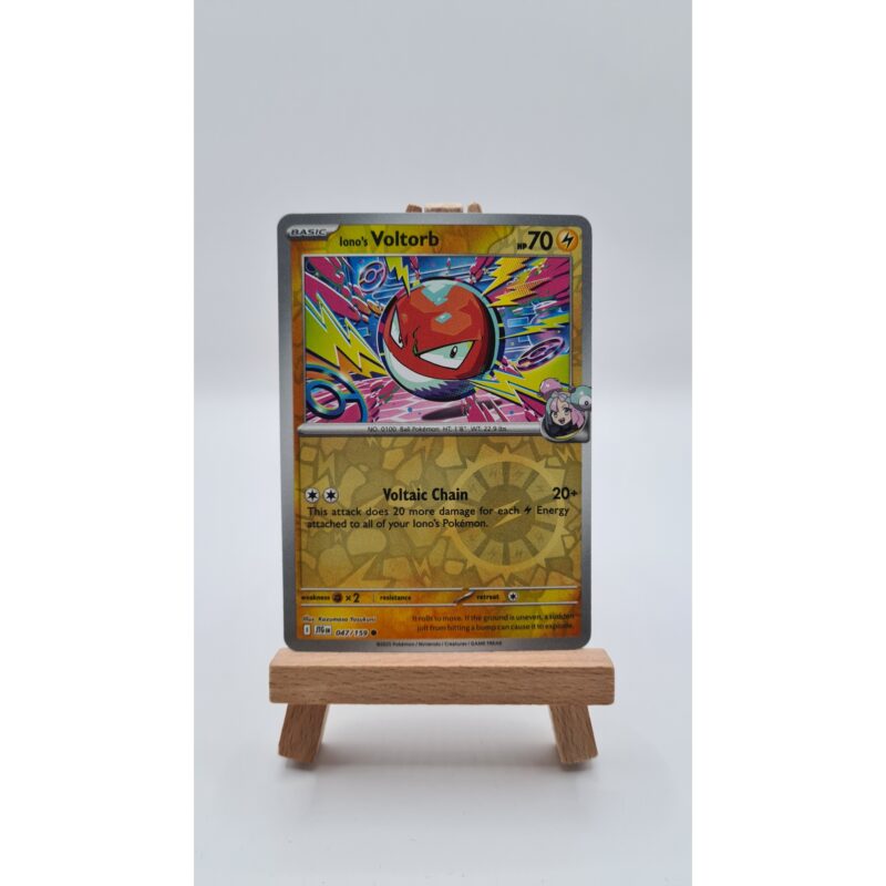 Iono's Voltorb (JTG 047) Reverse Holo