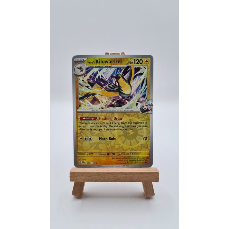 Iono's Kilowattrel (JTG 055) Reverse Holo