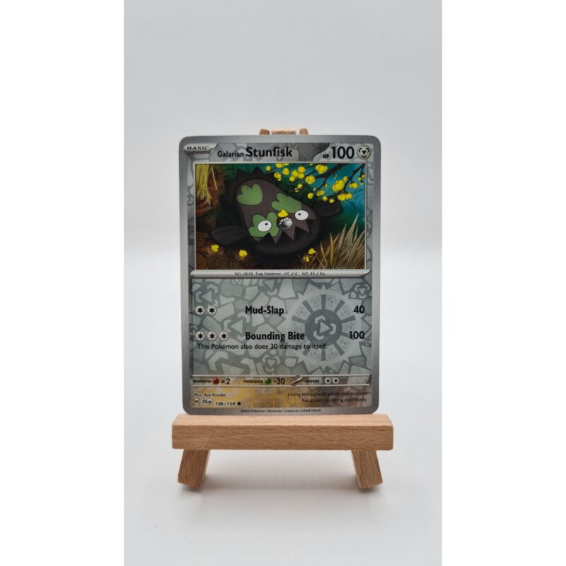 Galarian Stunfisk (JTG 106) Reverse Holo
