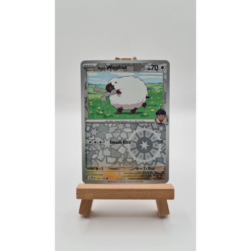 Hop's Wooloo (JTG 135) Reverse Holo