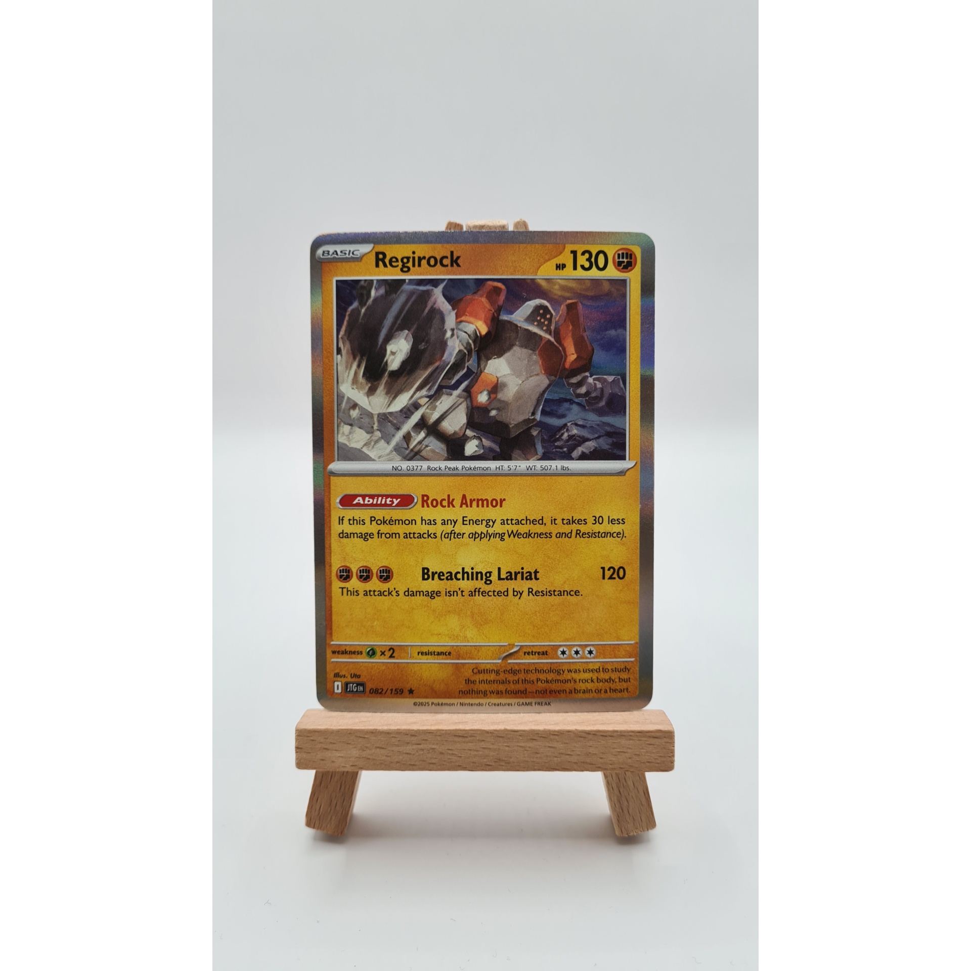 Regirock (JTG 082) Holo