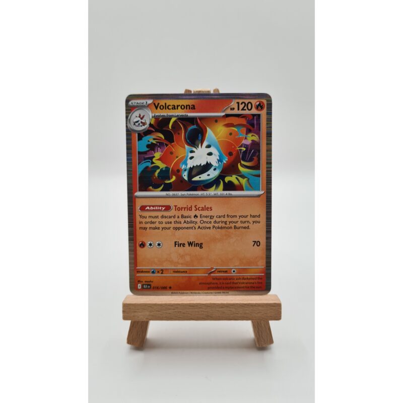 Volcarona (BLK 016) Holo