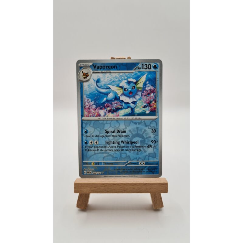 Vaporeon (PRE 022) Reverse Holo