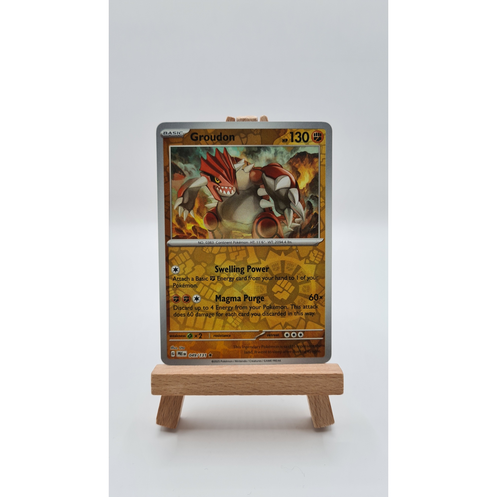 Groudon (PRE 049) Reverse Holo