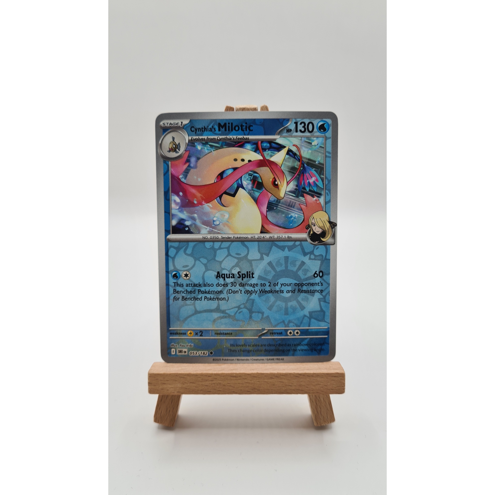 Cynthia's Milotic (DRI 053) Reverse Holo