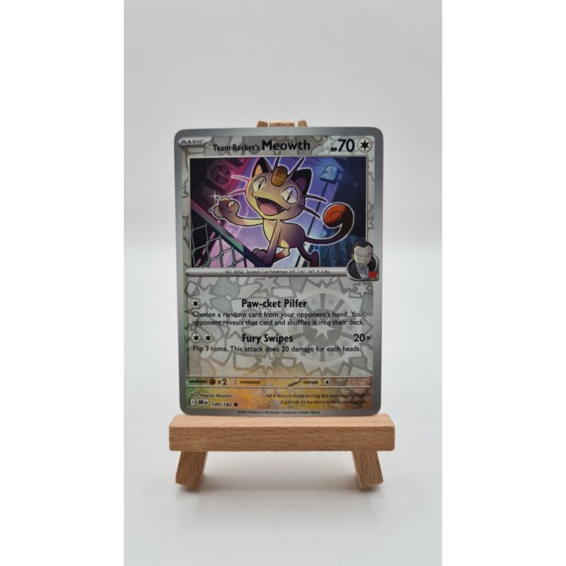 Team Rocket's Meowth (DRI 149) Reverse Holo