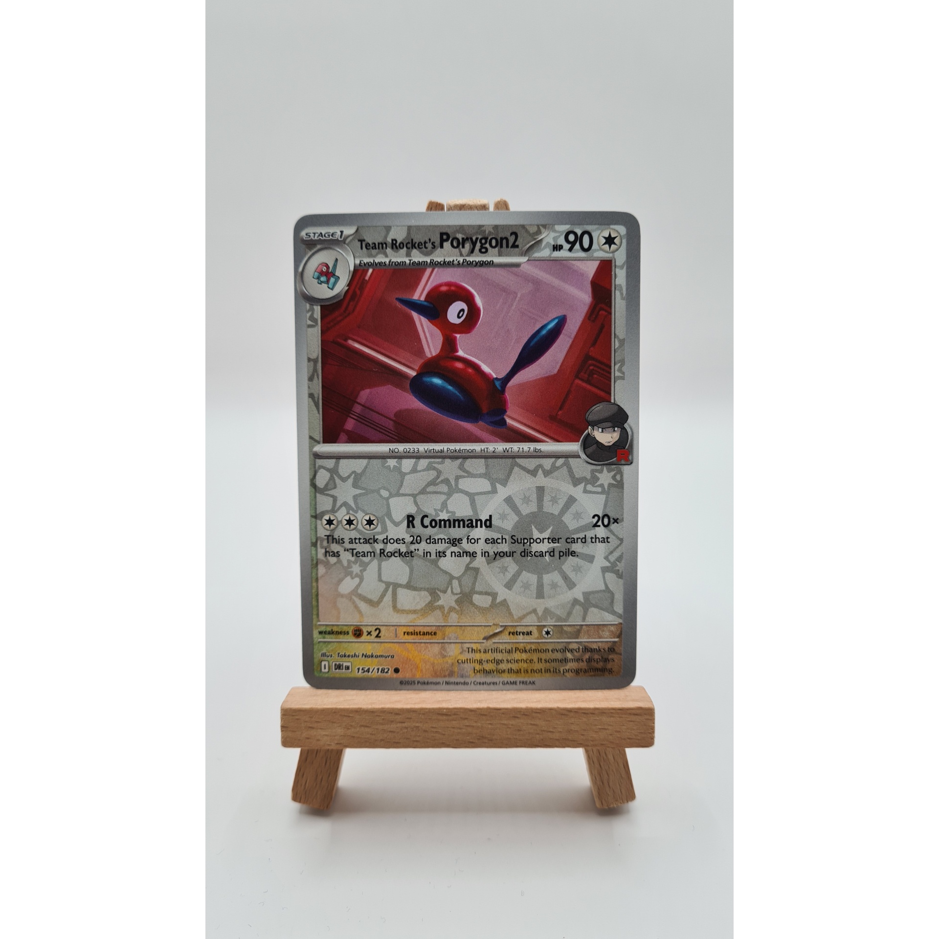 Team Rocket's Porygon2 (DRI 154) Reverse Holo