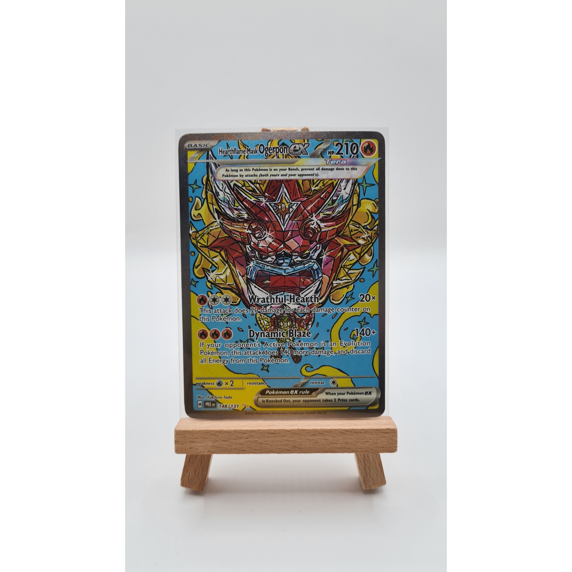 Hearthflame Mask Ogerpon ex (PRE 148)