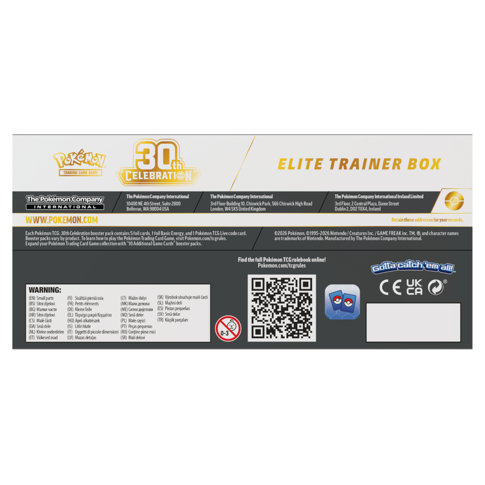 Pokémon TCG: 30th Celebration - Elite Trainer Box - obrazek 4