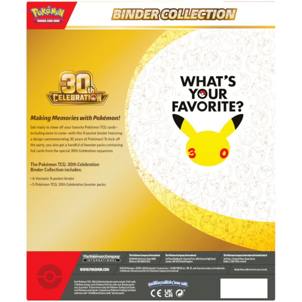 Pokémon TCG: 30th Celebration - Binder Collection - obrazek 2
